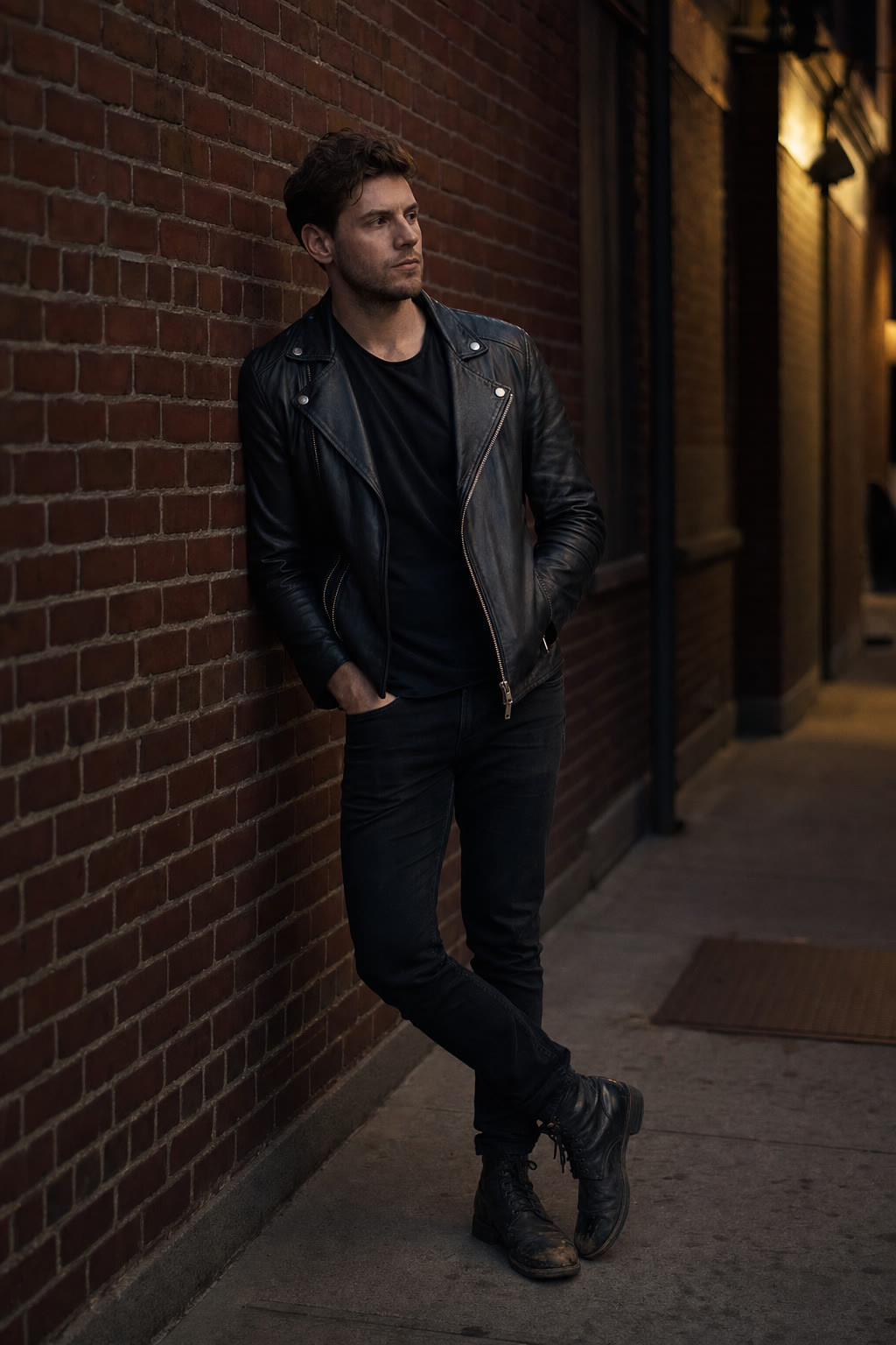 Leather Moto Jacket