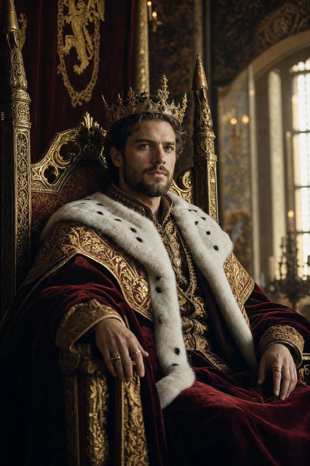 Fairytale Monarch on the Throne