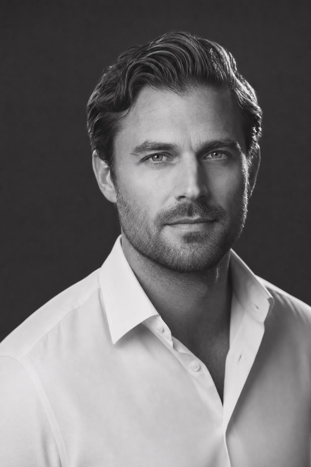 B&W Studio Headshot