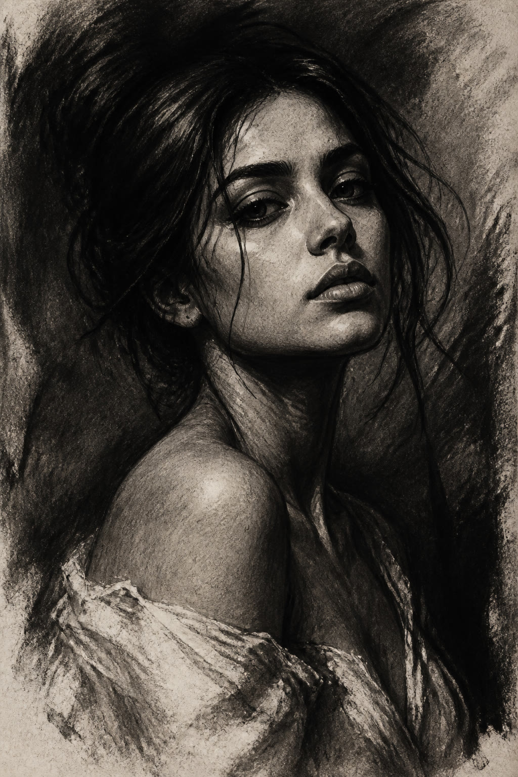 Charcoal Portrait