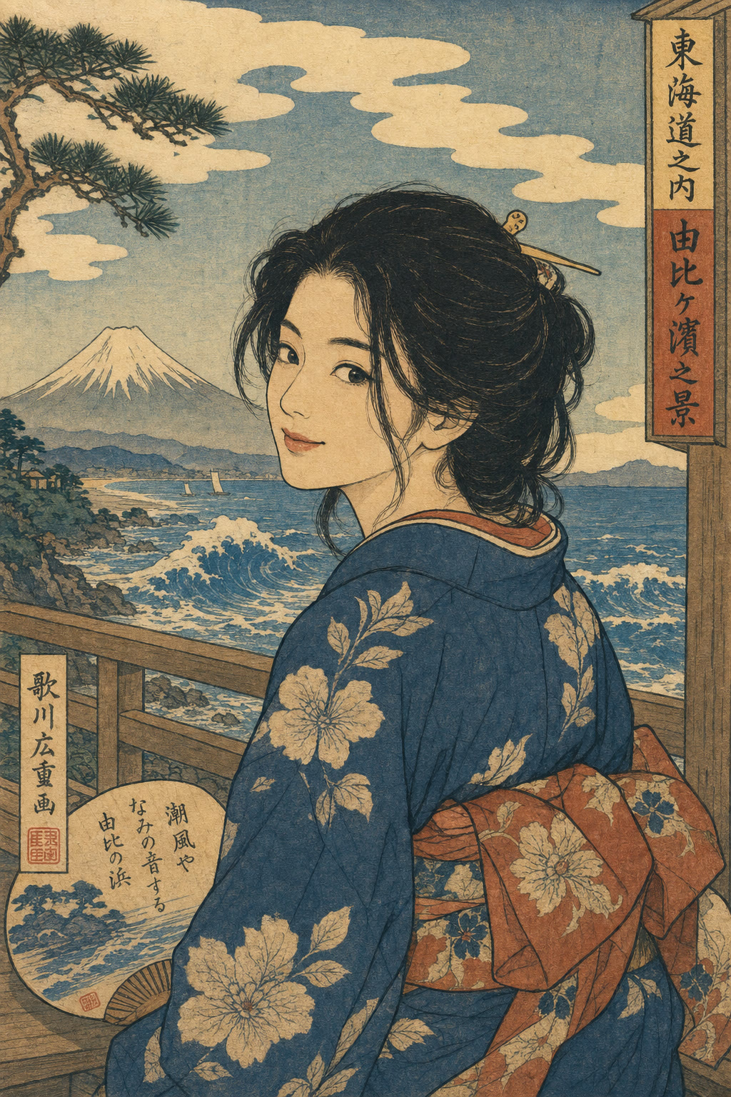 Ukiyo-e Woodblock